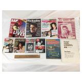 Lot of 10 Elvis Publications, Vintage