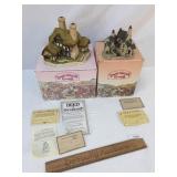Lot of 2 David Winter Cottages Figures in Boxes