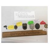 Lot of 6 WWII German Nazi Pins