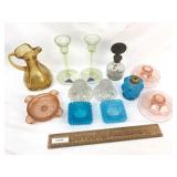 Lot of 12 Glass Items, Vintage or Antique