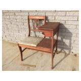 Lyre Back Telephone or Gossip Chair by Paoli Chair