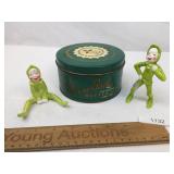 Ceramic Pixie Elves, Cali-Crown Japan Vintage