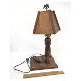 Lamp, Carved Wood, Nautical Motif