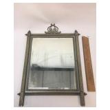 Mirror in Metal Frame, Antique