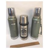 Lot of 3 Thermos or Hot Beverage Containers, Vinta