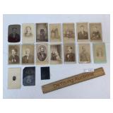 Lot of 17 Photos or Photographs, Antique