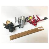 Lot of 3 Fishing Reels