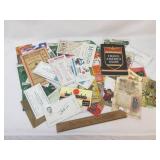 Large Lot of Paper and Ephemera, Vintage or Antiqu