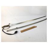 WWII Era Japanese Military Sword with Sabre Knot,