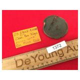 Civil War Era US Eagle Plate, Dug