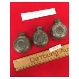 Lot of 3 WWII Era Russian Nagant Oil Cans