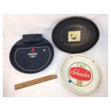 Lot of 3 Beer Trays, Vintage