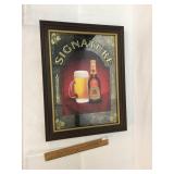 Stroh Signature beer Mirror, Vintage