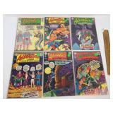 Lot of 6 Comic Books, Vintage