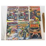 Lot of 6 Comic Books, Vintage