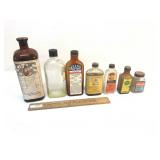 Lot of 7 Bottles, Vintage or Antique