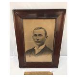 Photo, Photograph or Charcoal Portrait, Antique