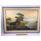 Print on Board, Ocean or Lakeside by Robert Wood 1