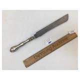 Sterling Silver Handle Serving Knife, Large, Vinta