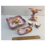 Lot of 3 Ucagco Ceramic Items, Vintage or Antique