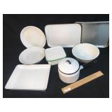 Lot of 4 Graniteware Items, Vintage or Antique