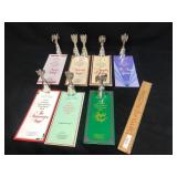 Lot of 8 Reed and Barton Bells