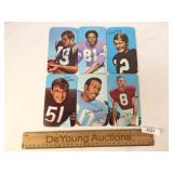 Lot of 6 Trading Cards, Topps, Jumbo or Oversized