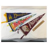 Lot of 3 Pennants, Vintage