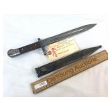 Mauser Askar Fabrika Arsenal Bayonet for M1893 and