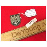 WW2 Era German Nazi Pith Helmet Shield or Badge