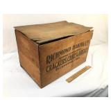 Richmond Baking Co. Wood Crate or Box, Vintage or