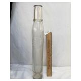 Tiolene Oil Bottle, Glass, Vintage or Antique