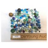 Lot of 100 Marbles, Vintage or Antique