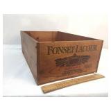 Fonset-Lacour Bordeaux Wine Bottle Crate, Vintage