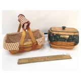 Lot of 2 Longaberger Baskets