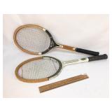 Lot of 2 Tennis Rackets, Vintage