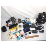 Lot of 20+ Pieces, Cameras and Photo Equipment, Vi