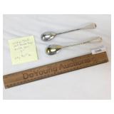 Lot of 2 Windsor Twist Short Handle Bar Muddler Sp