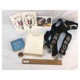 Lot of 7 Items, Local PA Advertising, Grove Suspen