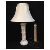 Lamp, Bamboo Shaped, Vintage