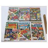 Lot of 6 Comic Books, Vintage