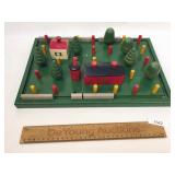Wood Block and Peg Set by Holgate Toys, Vintage
