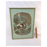 Limited Edition Framed Print "Bird On Borge" Pen