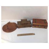 Lot of 3 Wood Items
