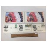 Lot of US Postage Items, First Day Covers and Unus