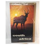 Print, South Africa, Vacation Promotion Travel Pos