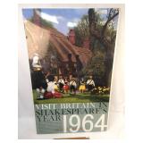Print, 1964 Visit Britain Vacation Promotion Trave