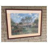 Print, "Cottage" by C. Pissarro