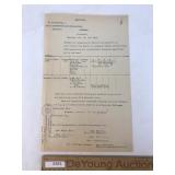 WW1 Era German Military Letter or Document