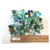 Lot of 100 Marbles, Vintage or Antique